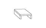アルバソファ用ローサイドテーブル.